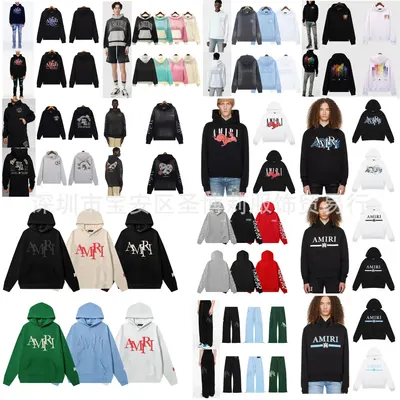 Amiri Hoodie Black Casual Sweatshirt