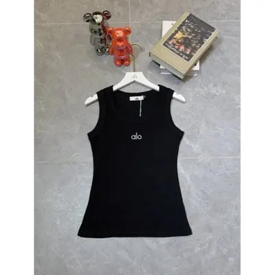 Alo Yoga Tank Top Black Activewear