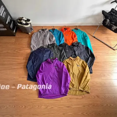 Patagonia Windbreaker Purple Outdoor Jacket