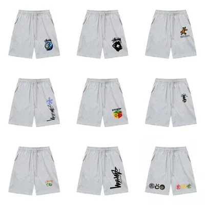 Stussy Logo Gray Casual Shorts