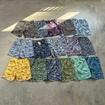 Vans Swim Trunks Multicolor Patterned Beach Shorts