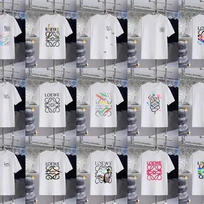 Loewe Logo White Graphic T-Shirt