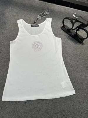 Champion White Logo Tank Top