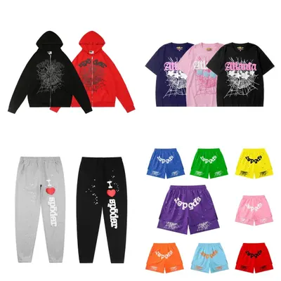 Spider Web Print Black Zip Hoodie