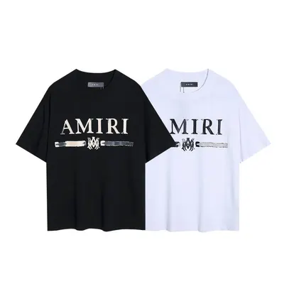 Amiri Logo Black Oversized T-Shirt