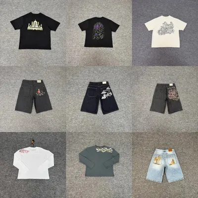 Embroidered Graphic T-Shirt Black Casual