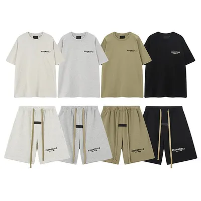 Essentials T-Shirt Set Black Casual Outfit