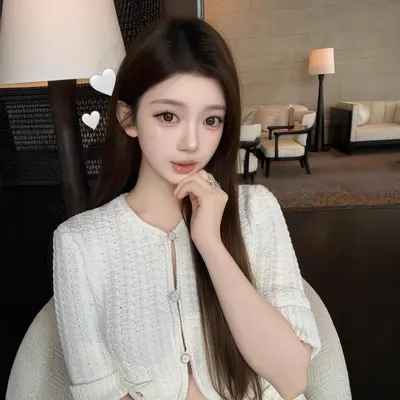 White Knit Buttoned Cardigan Casual Sweater