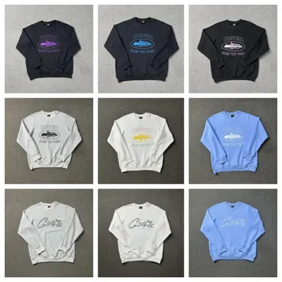 Cortez Crewneck Sweatshirt Multi Color Casual Hoodies