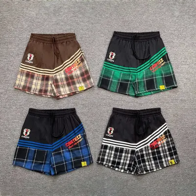 Cortez Plaid Shorts Multi Color Sport Style